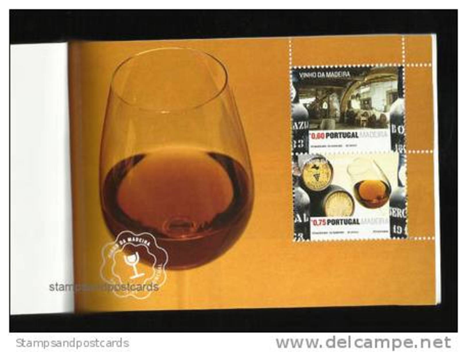 Portugal Carnet Madère 2006 Épreuve Europa CEPT Fleurs Vin ** Madeira Booklet Proof CEPT Flowers Wine **