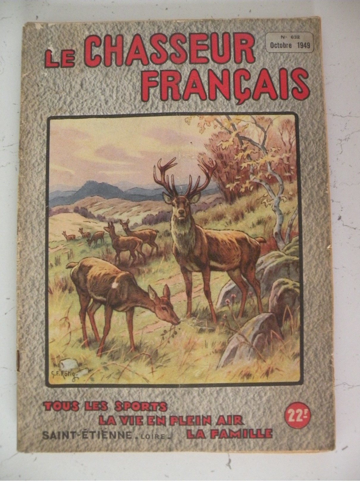 Français > Revues > 1900 - 1949 > Le Chasseur Français - N° 632 Octobre 1949,St Étienne, Avec Pub Manufrance - 1900 - 1949