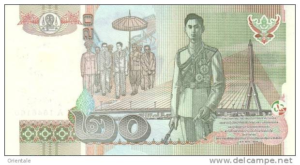 THAILAND P. 109 20 B 2003 UNC (s. 74) - Tailandia