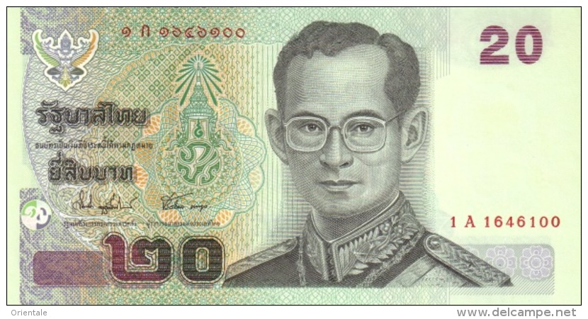 THAILAND P. 109 20 B 2003 UNC (s. 74) - Tailandia