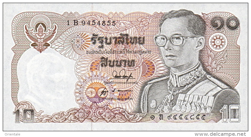 THAILAND  P. 87 10 B 1980 UNC (s. 53) - Thailand