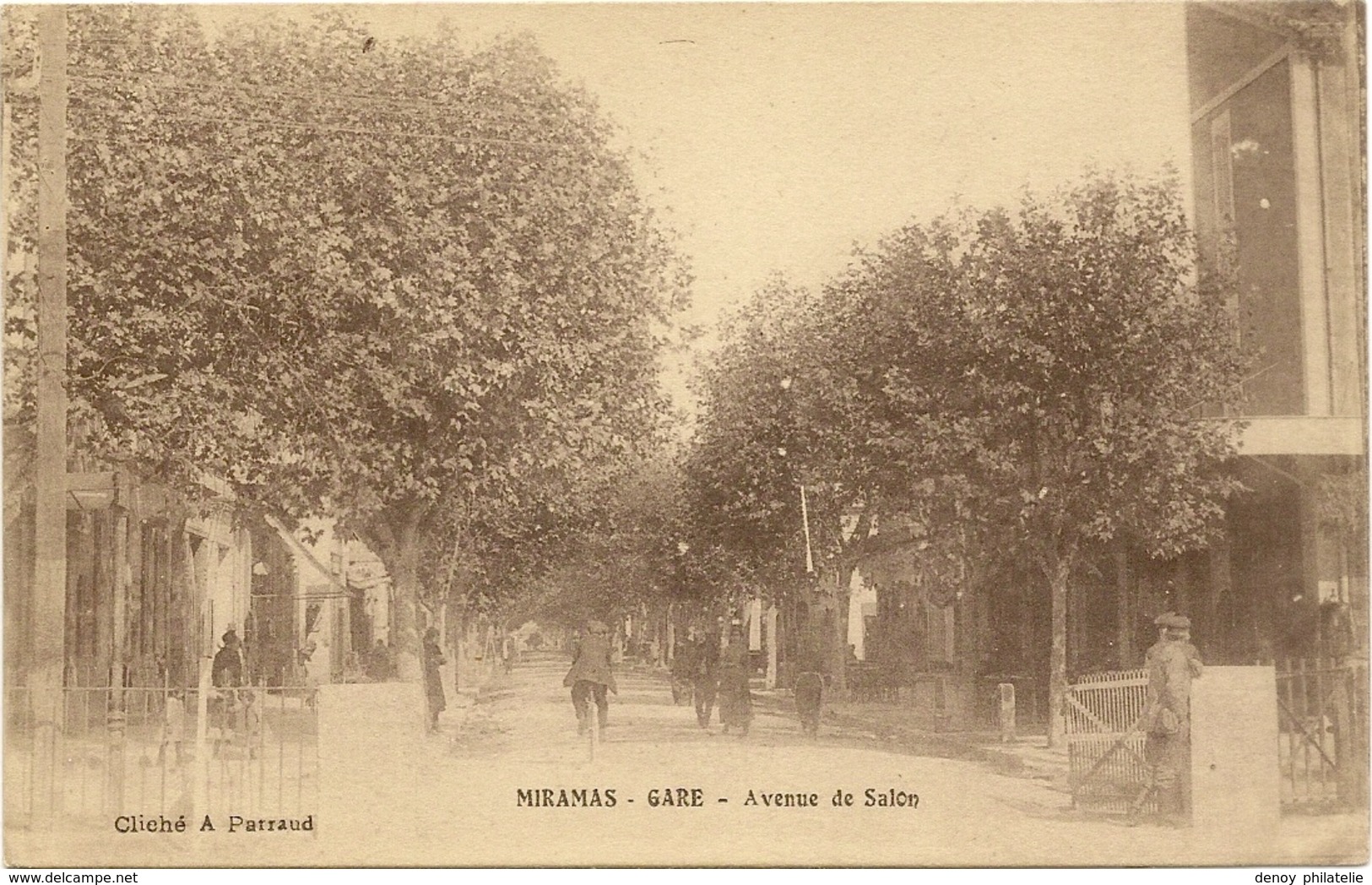 13/ Miramas Gare - Avenue De Salon - Ecrite Novembre 1917 - - Altri & Non Classificati