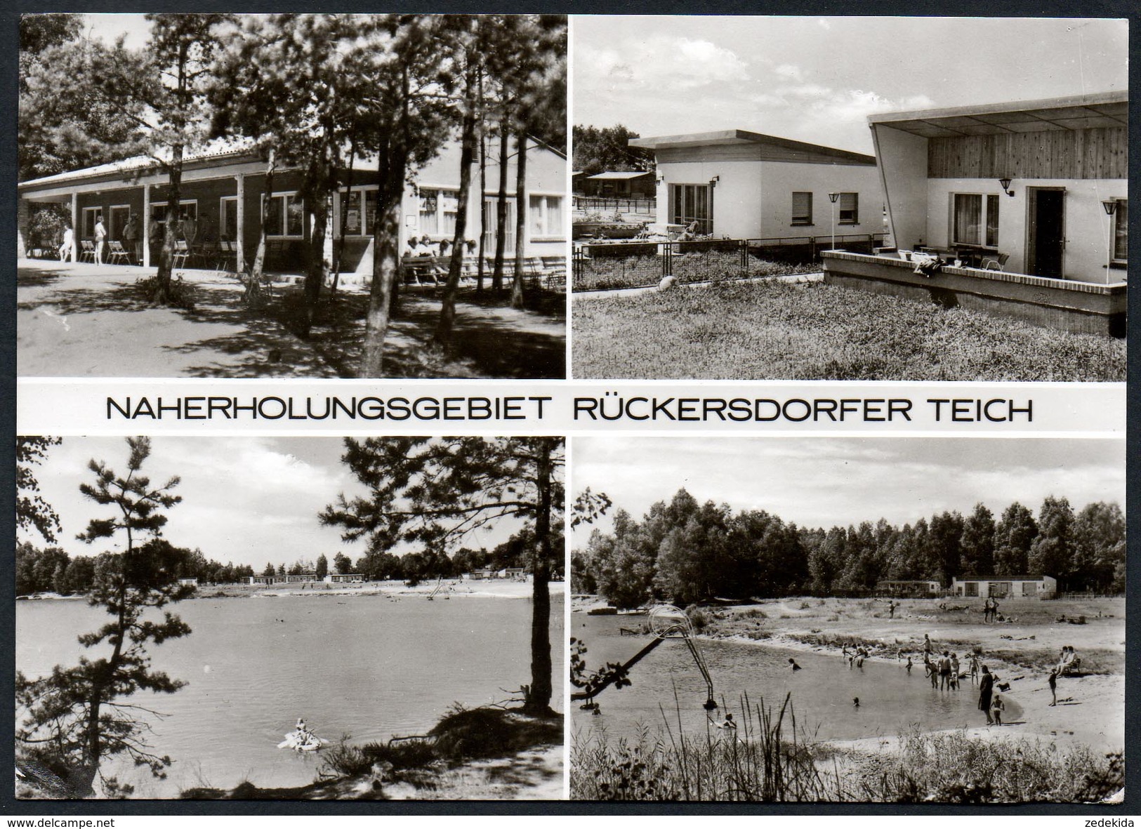 A0217 - Alte MBK Ansichtskarte - Rückersdorf Schönborn - Gel 1976 Sonderstempel - Finsterwalde