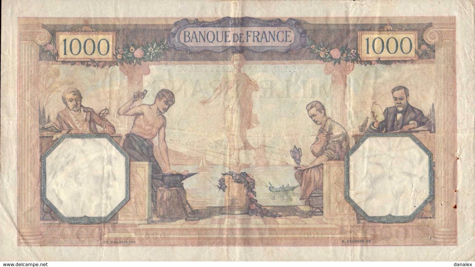 FRANCE 1000 FRANCS Du 29-9-1932 Cérès Et Mercure  Pick 79b  F 37/7 XF/SUP - 1 000 F 1927-1940 ''Cérès Et Mercure''