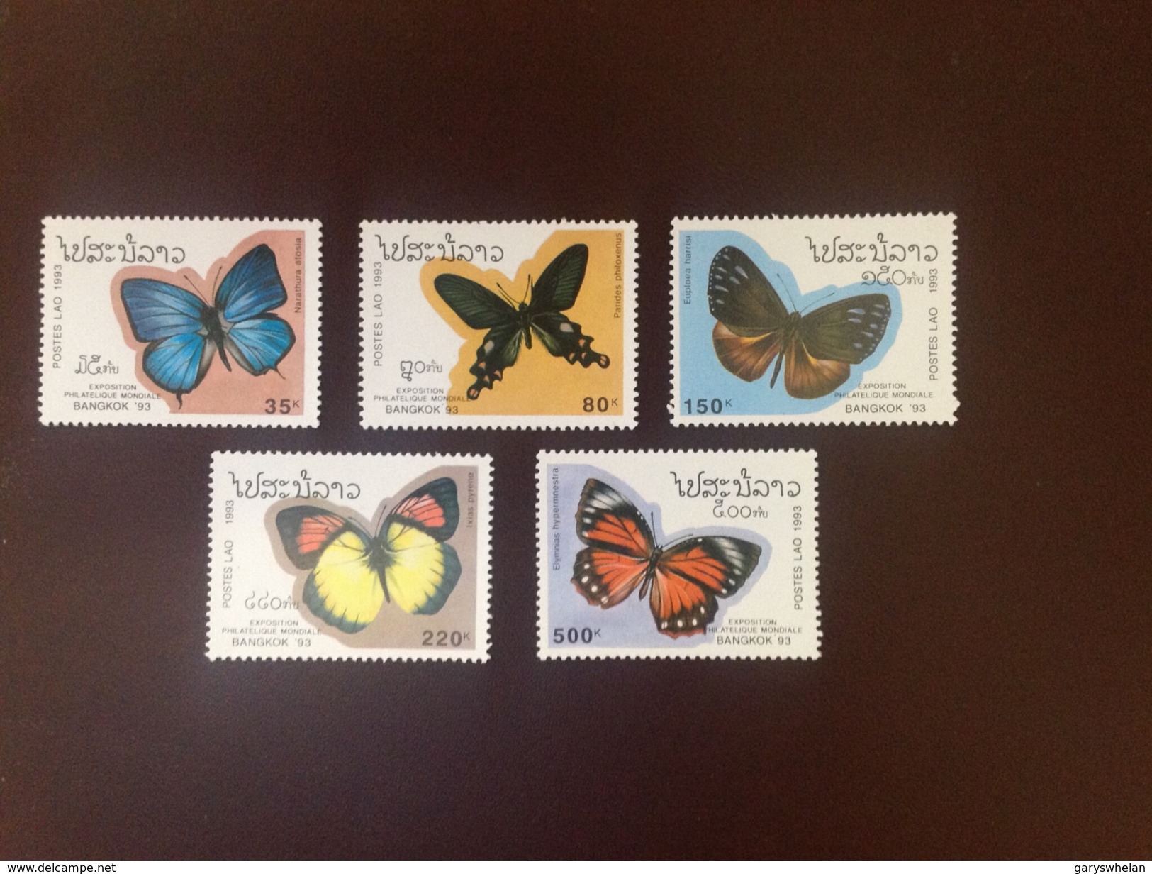 Laos 1993 Butterflies MNH - Butterflies