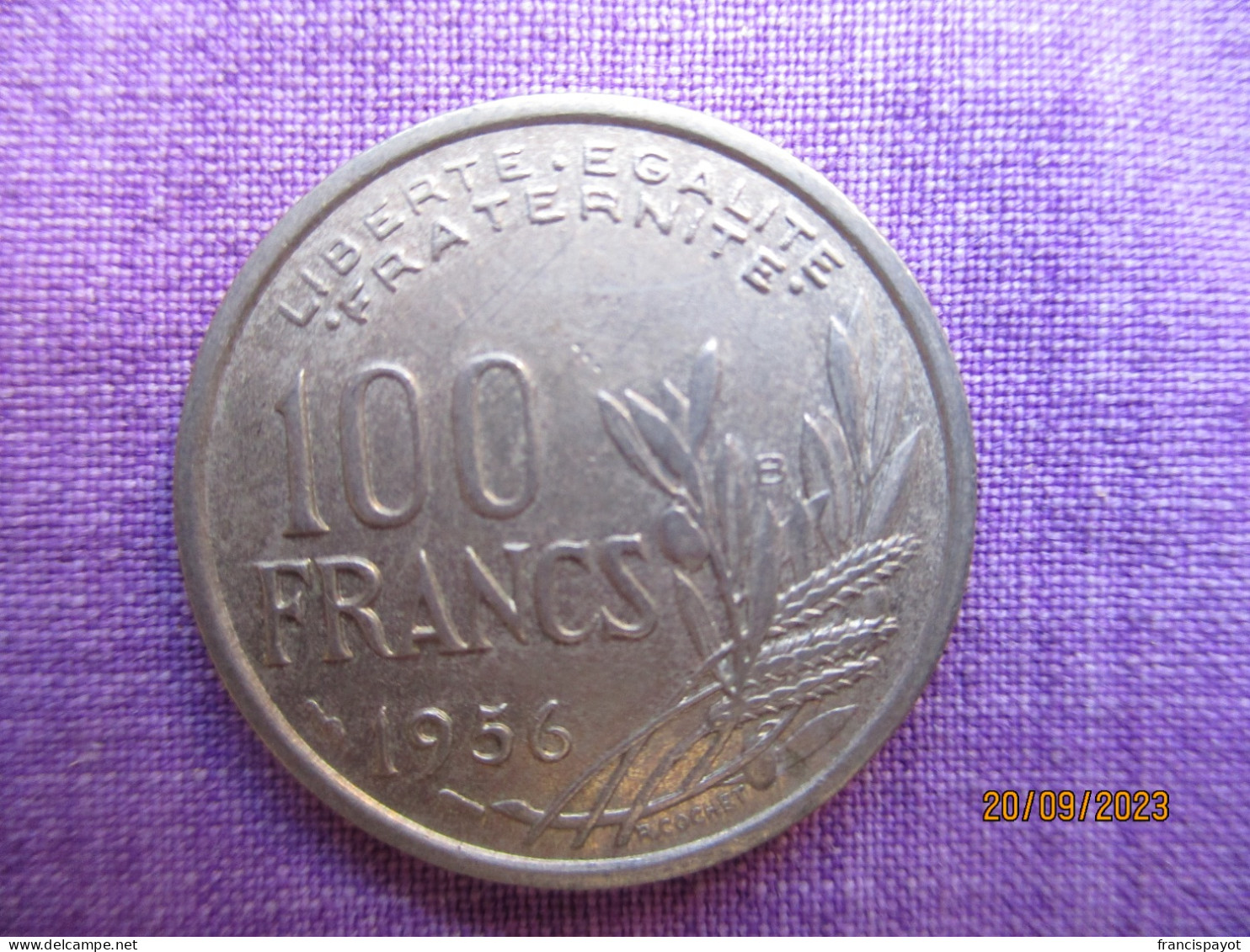 France: 100 Francs 1956 B - 100 Francs