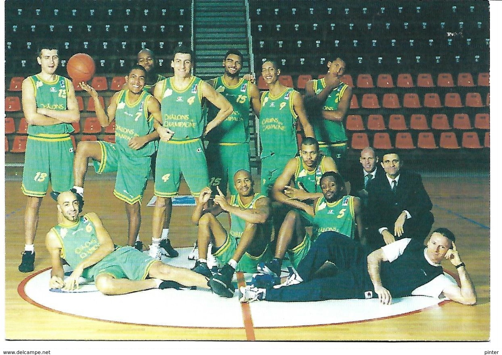 Equipe De BASKET - Saison 2001/2002 PRO B  - CHALONS EN CHAMPAGNE - Basket-ball