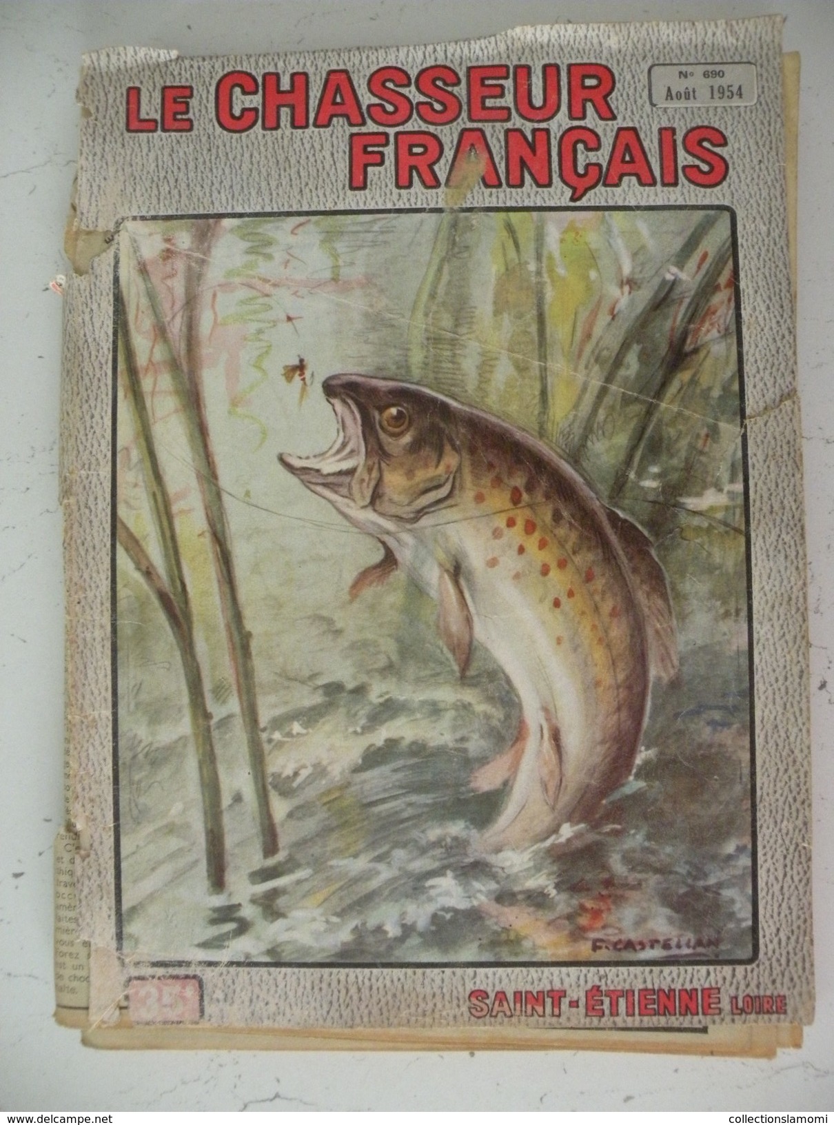 Français > Revues > 1950/59 > Le Chasseur Français - N°690 Août 1954,St Étienne & La Pub Manufrance - Chasse & Pêche