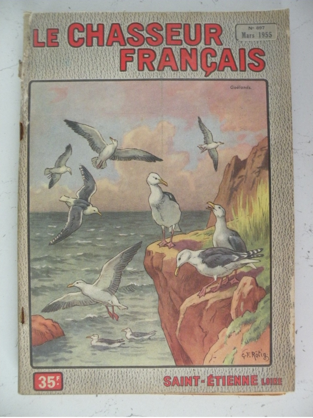 Français > Revues > 1950/59 > Le Chasseur Français - N°697 Mars 1955,St Étienne & La Pub Manufrance - Chasse & Pêche