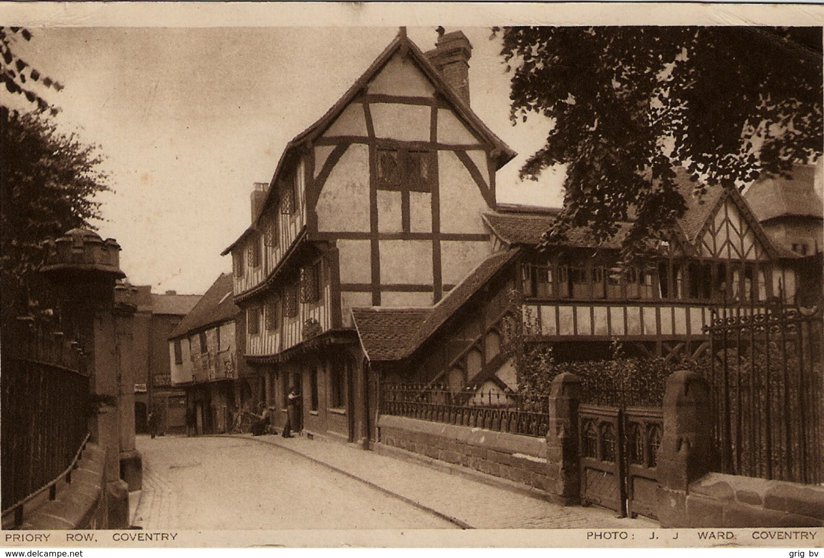 Coventry Priory Row, Circulated 1927 - Coventry