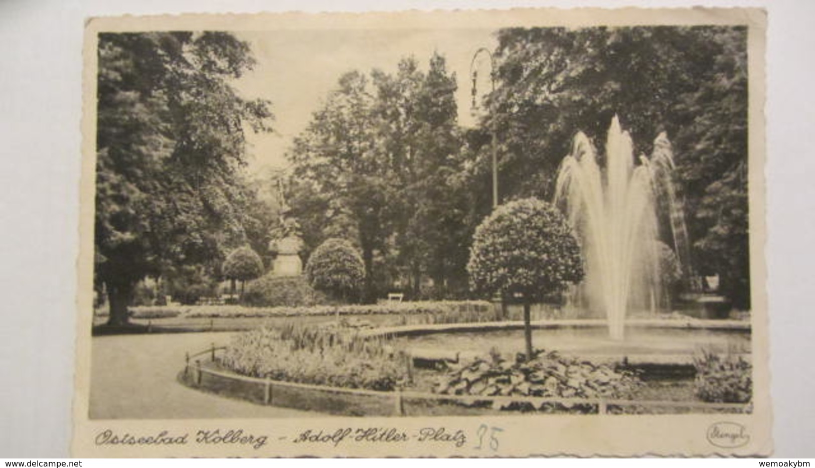 AK Ostseebad Kolberg - Adolf Hitler-Platz Vom 13.9.41 Nach Arzbach (Bad Ems) - Andere & Zonder Classificatie