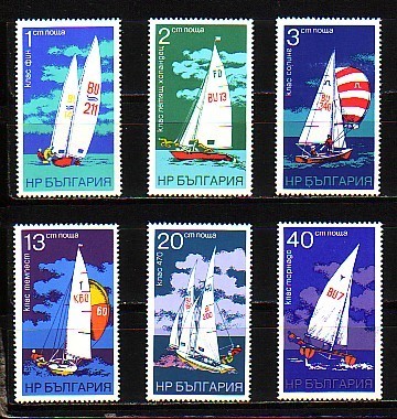BULGARIA \ BULGARIE - 1973 - Yachting - 6v ** Perf - Neufs