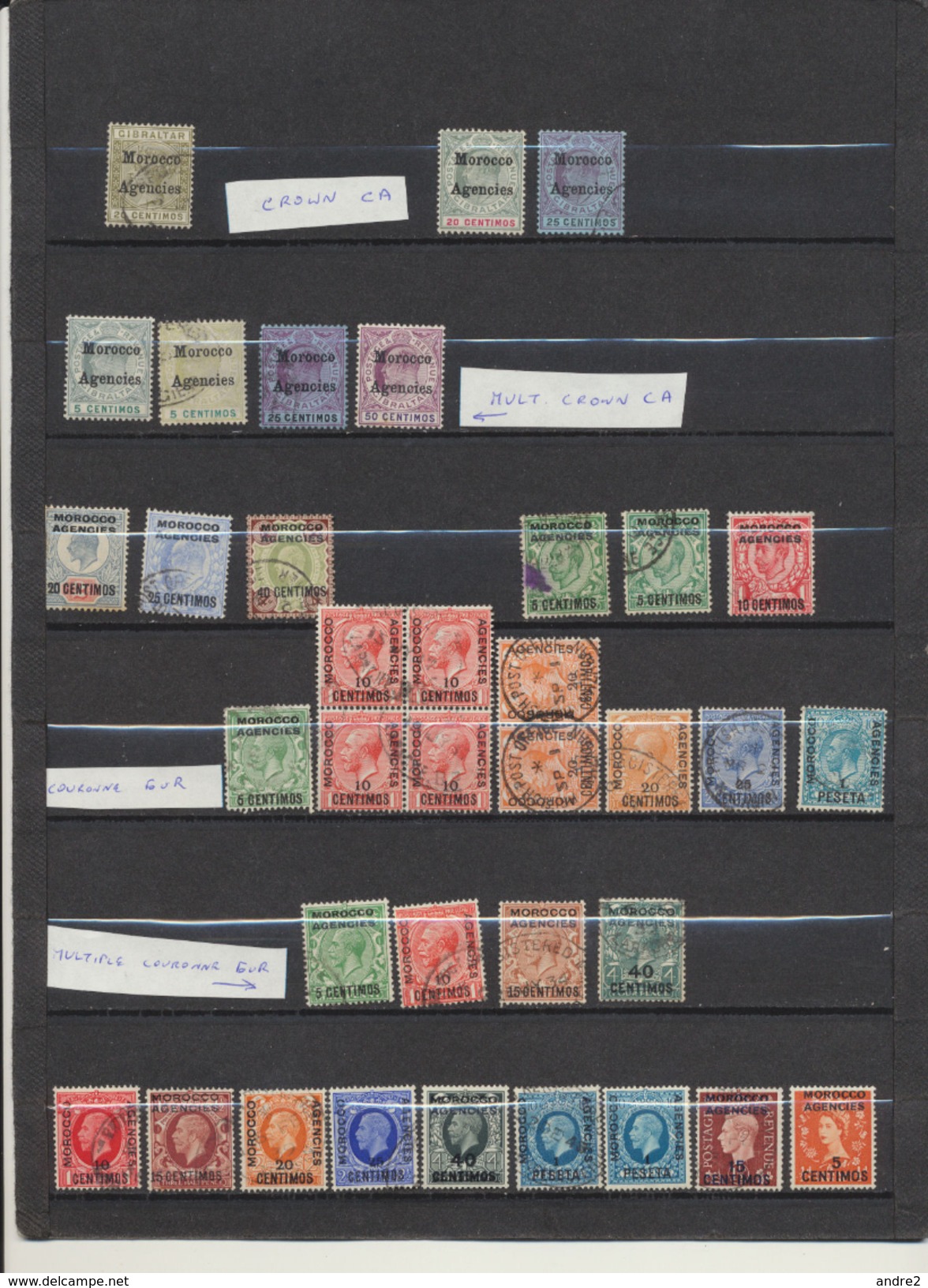 Maroc -Morocco Agencies - Spanish Zone - Zone Espagnole 1898 - 1937  Lot De Timbres  * MH Et Oblit - Bureaux Au Maroc / Tanger (...-1958)