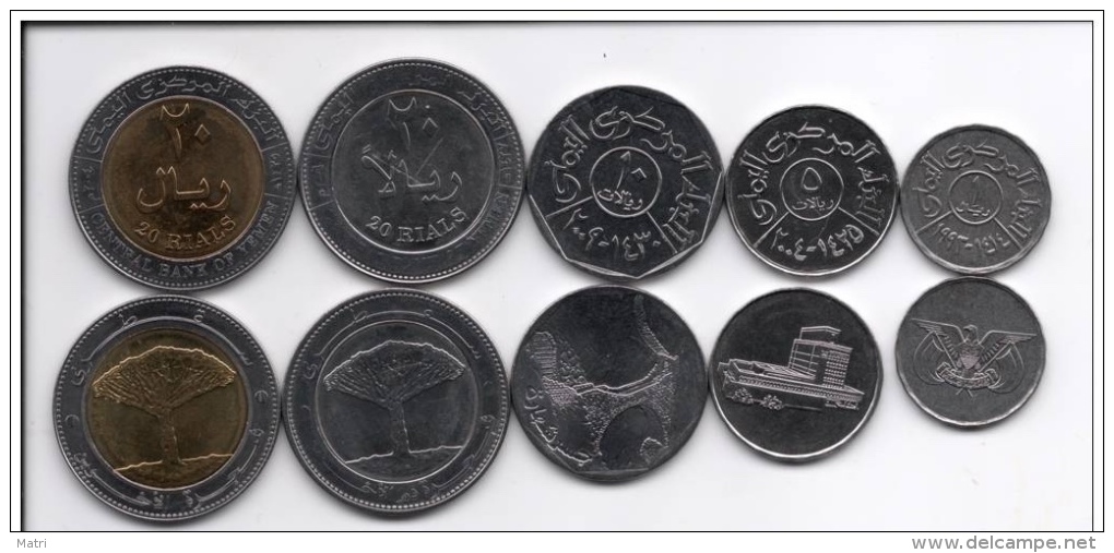 Yemen 5 Coins Set UNC - Yémen