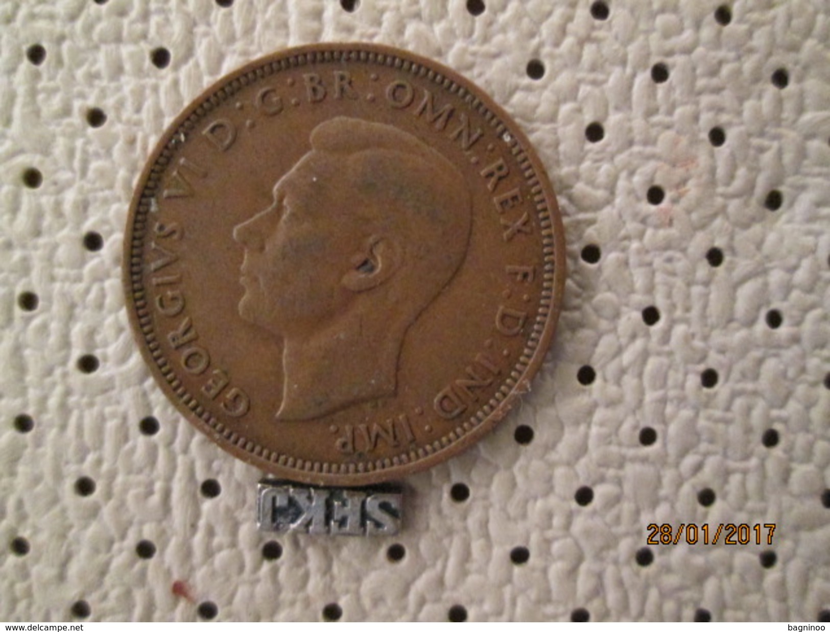 GREAT BRITAIN 1/2 Penny 1942 # 4 - C. 1/2 Penny