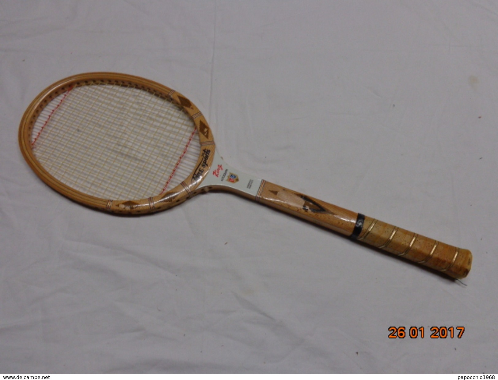 FINE SPORTS KING AUTOGRAPH RACCHETTA DA TENNIS VINTAGE EPOCA RAQUETTE RACKET - Uniformes Recordatorios & Misc