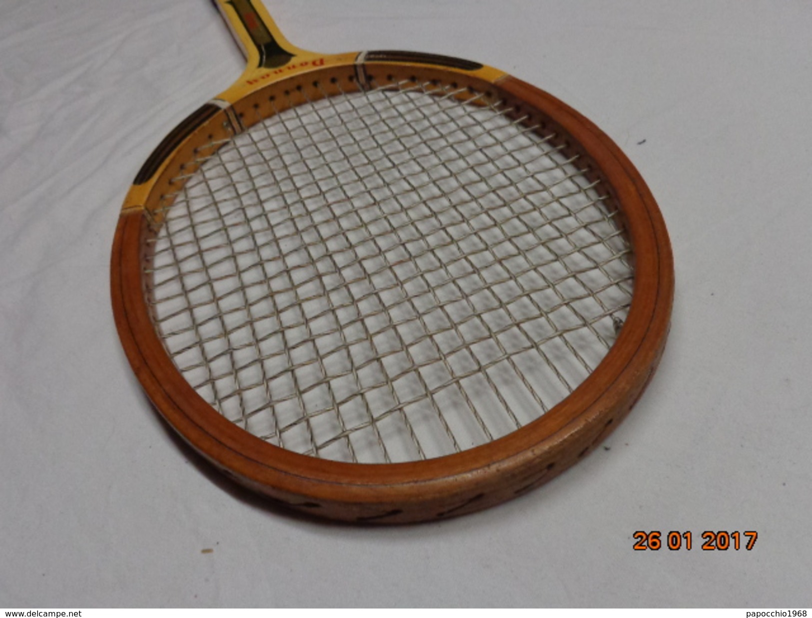 DONNAY RACING  RACCHETTA DA TENNIS VINTAGE EPOCA RAQUETTE RACKET - Abbigliamento, Souvenirs & Varie