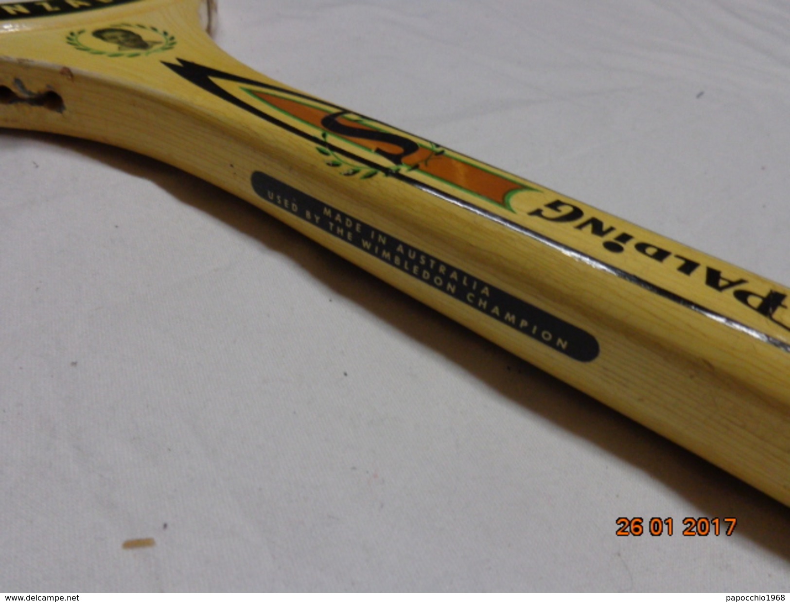 SPALDING GONZALES  RACCHETTA DA TENNIS VINTAGE EPOCA RAQUETTE RACKET - Habillement, Souvenirs & Autres