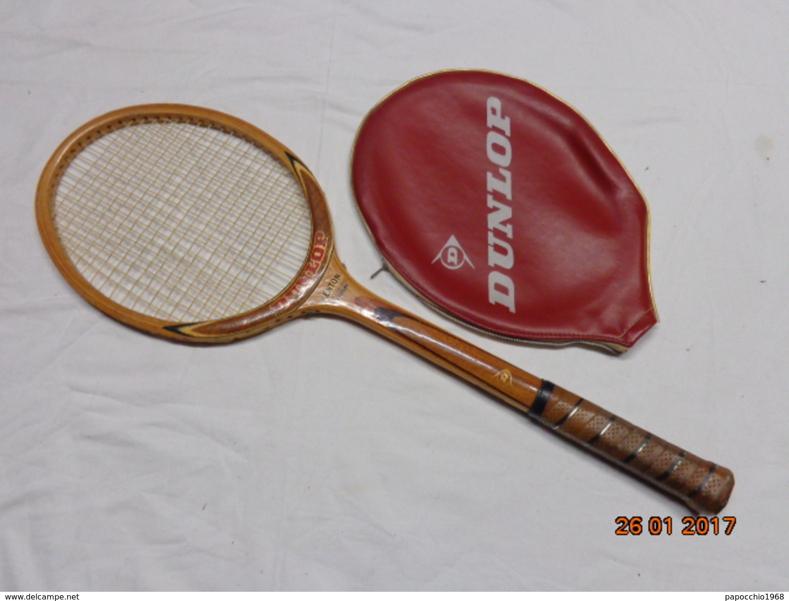 DUNLOP KENTON  RACCHETTA DA TENNIS VINTAGE EPOCA RAQUETTE RACKET - Habillement, Souvenirs & Autres