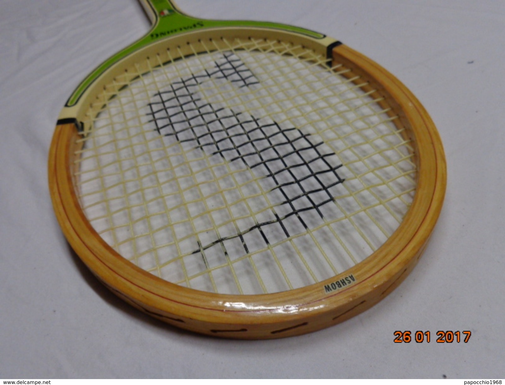 SPALDING WIMBLEDON  RACCHETTA DA TENNIS VINTAGE EPOCA RAQUETTE RACKET - Uniformes Recordatorios & Misc