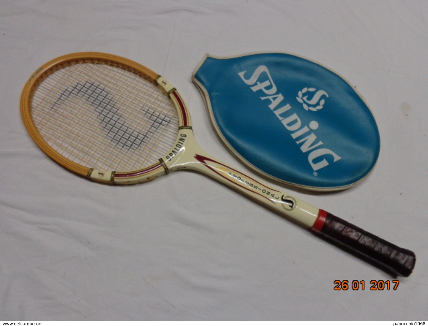 SPALDING PROFESSIONAL  RACCHETTA DA TENNIS VINTAGE EPOCA RAQUETTE RACKET - Bekleidung, Souvenirs Und Sonstige