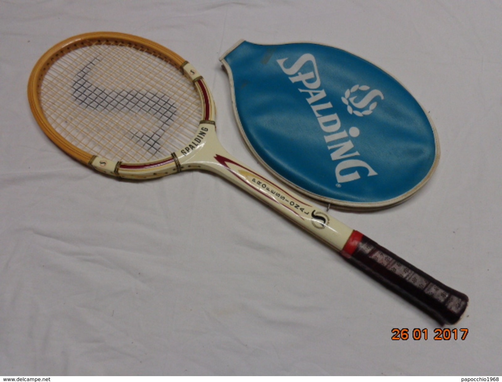 SPALDING PROFESSIONAL  RACCHETTA DA TENNIS VINTAGE EPOCA RAQUETTE RACKET - Uniformes Recordatorios & Misc