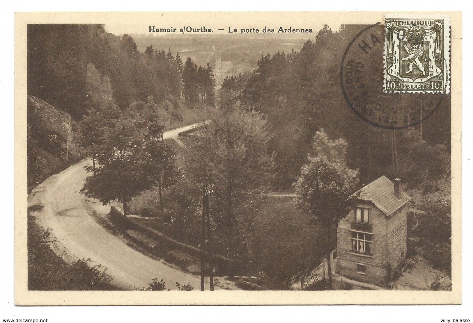 +++ CPA - HAMOIR SUR OURTHE - La Porte Des Ardennes    // - Hamoir