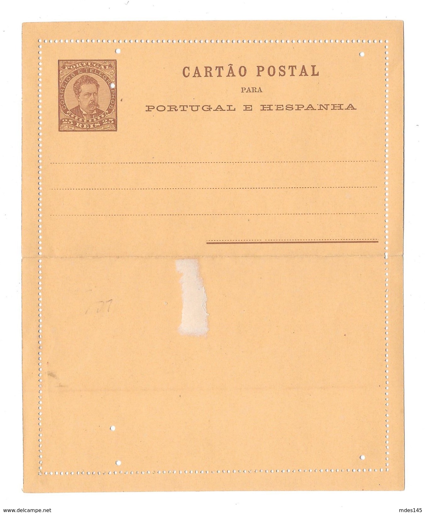 Portugal Unused 15 R Postal Stationery Card And 25 R Letter Card - Interi Postali