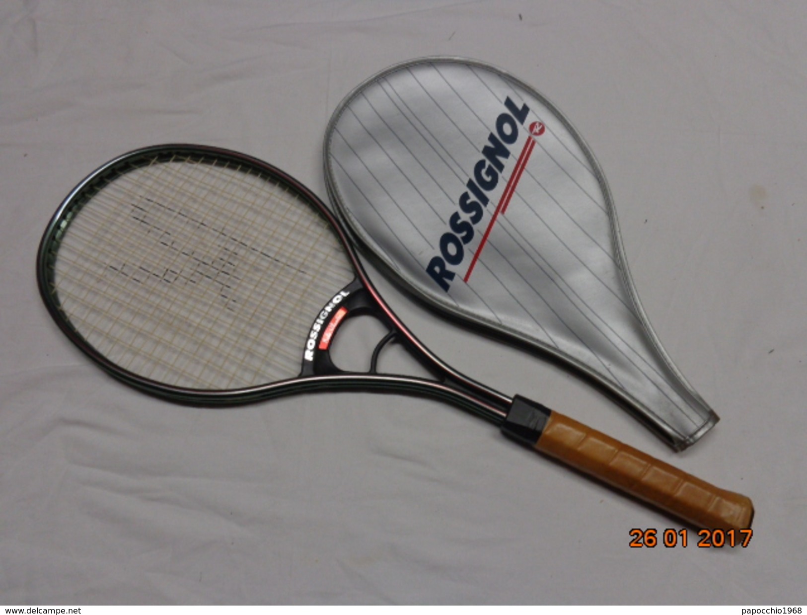 ROSSIGNOL MATS WILANDER  RACCHETTA DA TENNIS VINTAGE EPOCA RAQUETTE RACKET - Abbigliamento, Souvenirs & Varie