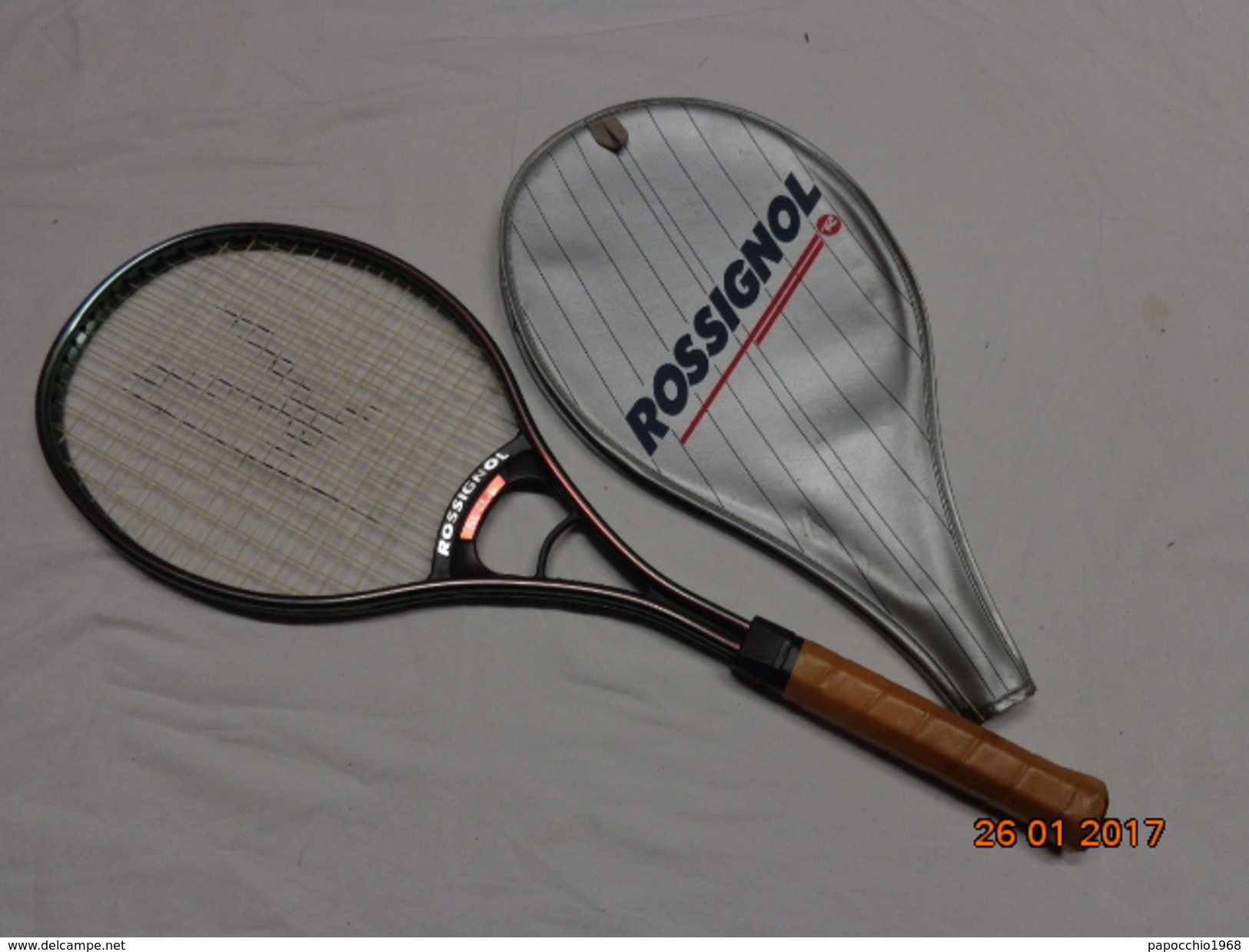 ROSSIGNOL MATS WILANDER  RACCHETTA DA TENNIS VINTAGE EPOCA RAQUETTE RACKET - Abbigliamento, Souvenirs & Varie