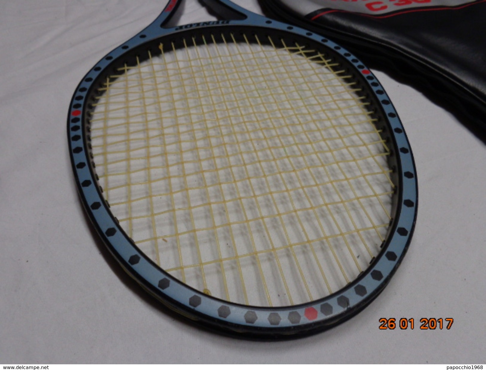 DUNLOP MAXPOWER  RACCHETTA DA TENNIS VINTAGE EPOCA RAQUETTE RACKET - Abbigliamento, Souvenirs & Varie