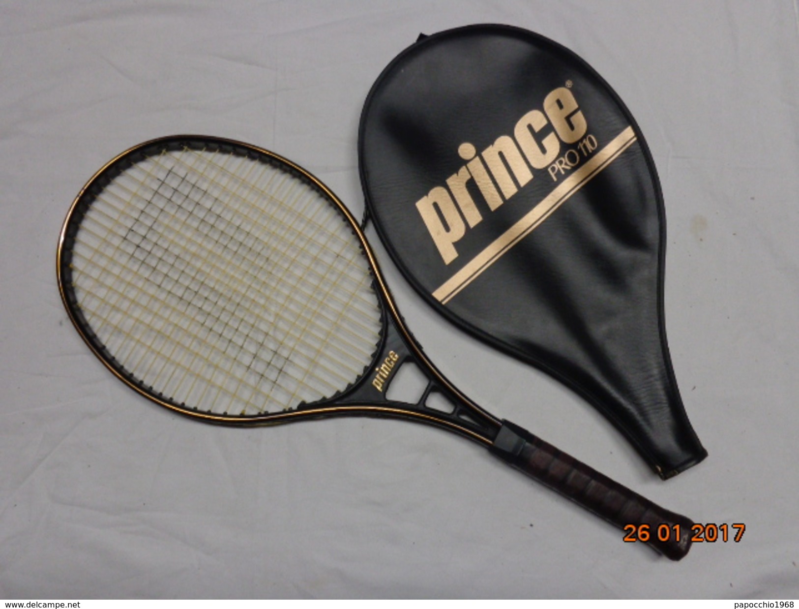 PRINCE PRO 110   RACCHETTA DA TENNIS VINTAGE EPOCA RAQUETTE RACKET - Abbigliamento, Souvenirs & Varie