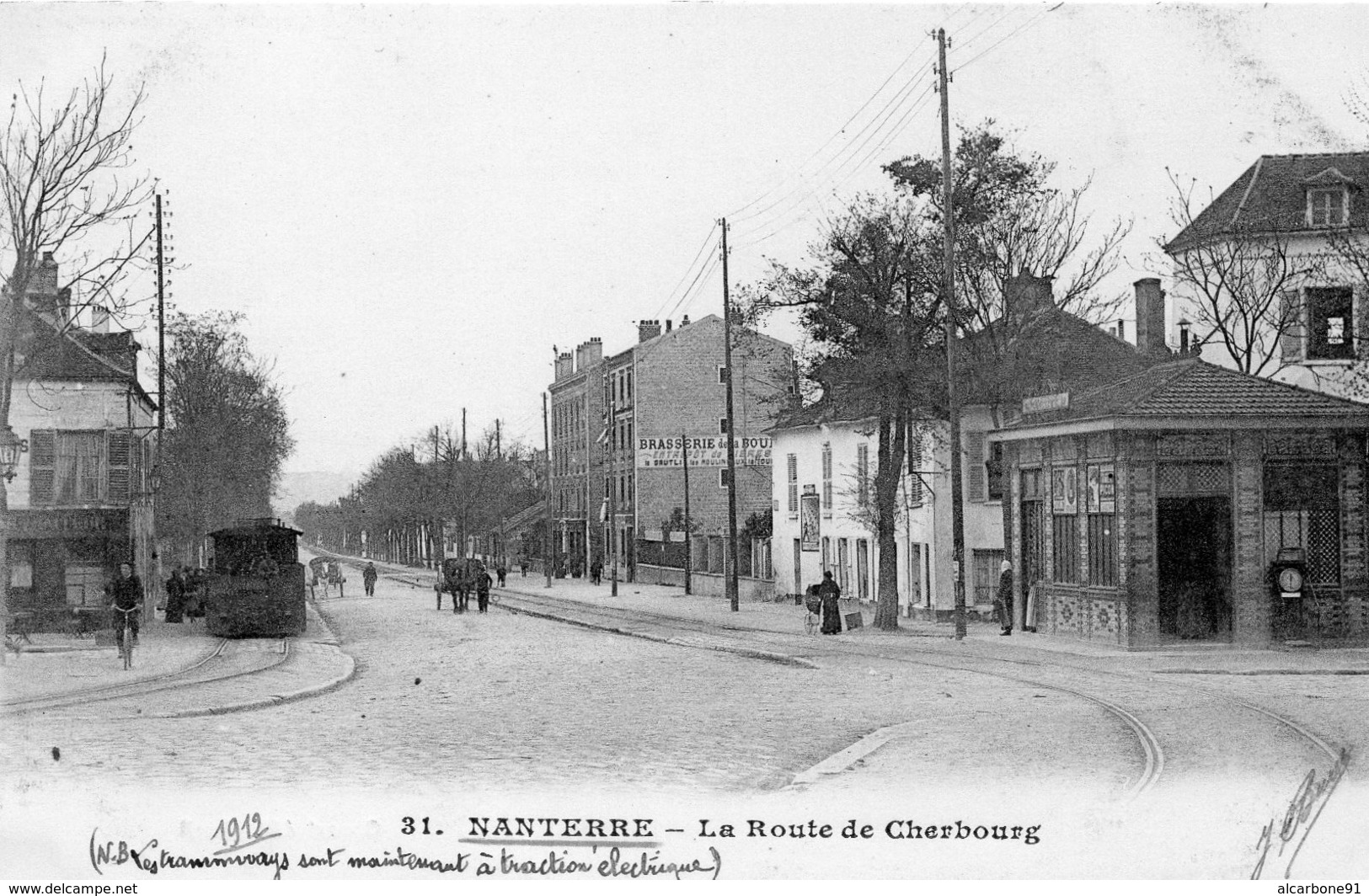 NANTERRE - La Route De Cherbourg - Nanterre