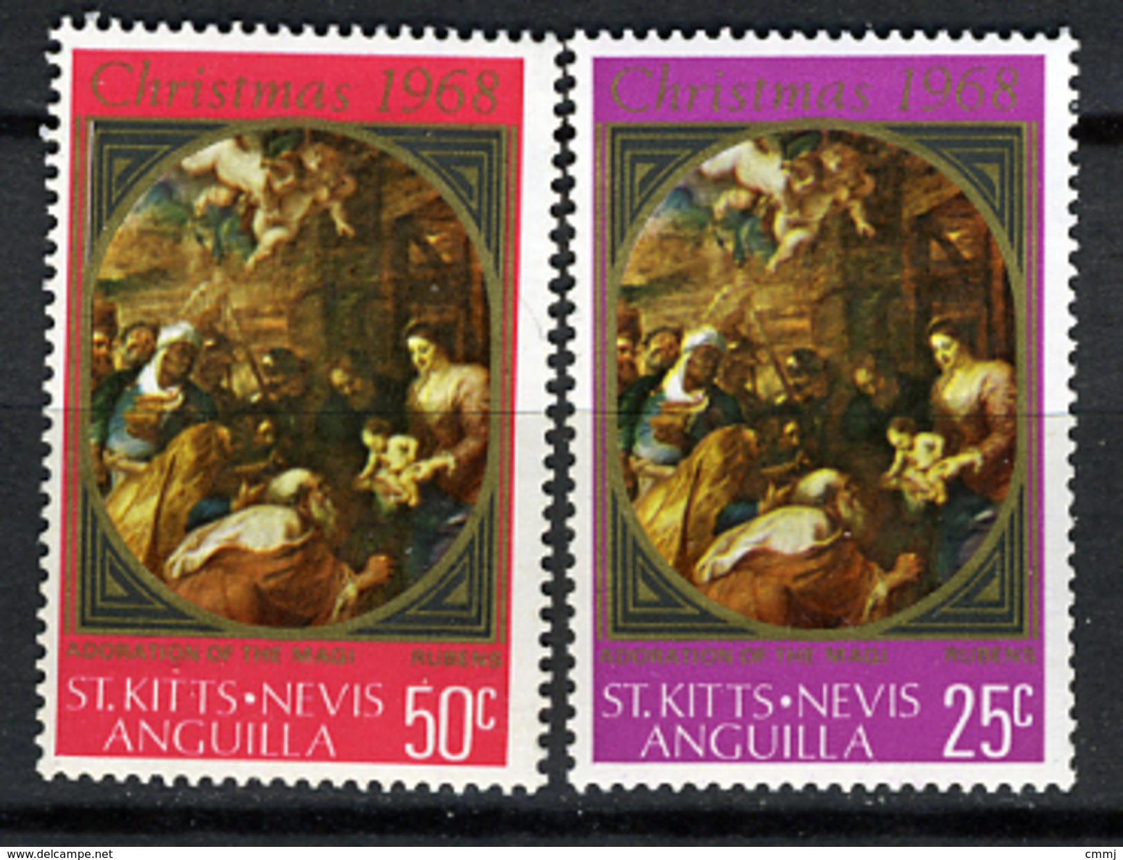 1968 - ST.KITTS-NEVIS-ANGUILLA - Catg.. Mi. 185+187 - NH - (I-SRA3207.5) - St.Kitts E Nevis ( 1983-...)