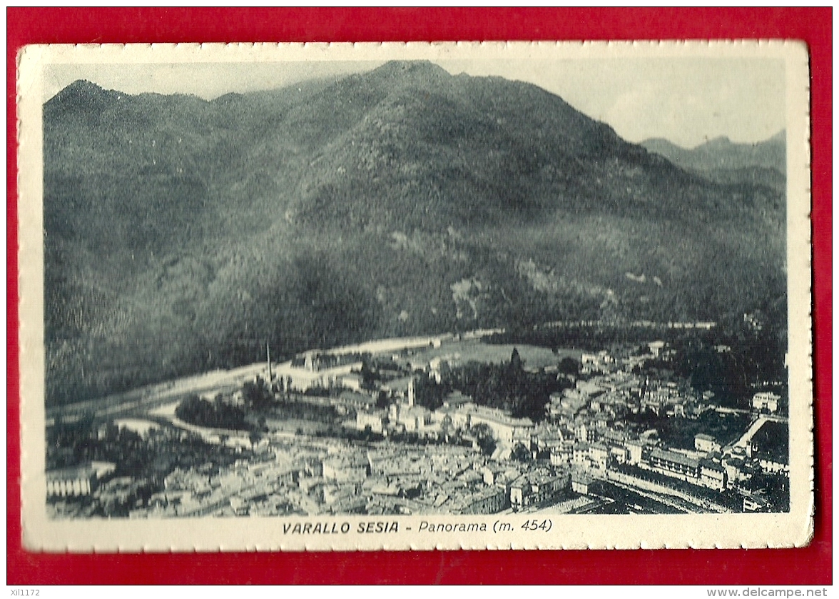 PRR-10 Varallo Sesia Panorama. Viaggiatta Verso La Svizzera In 1954¨. No éditeur : 2061, Pas De Nom. - Altri & Non Classificati