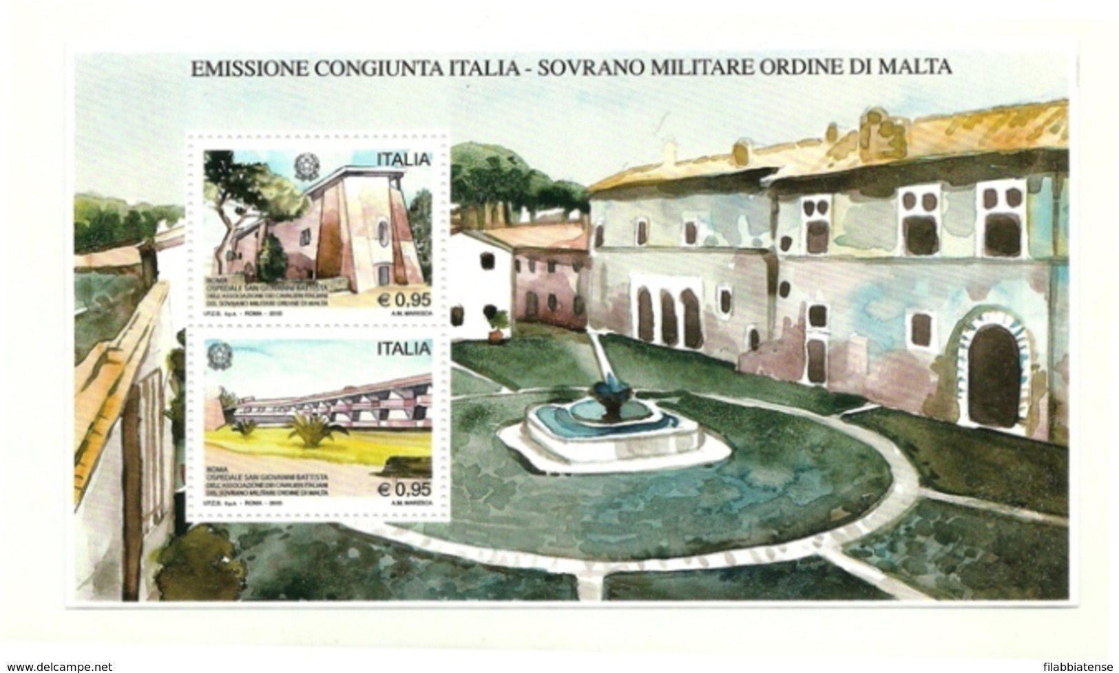 2015 - Sovrano Militare Ordine Di Malta - Congiunta Ospedale San Giovanni - Italia - Malte (Ordre De)