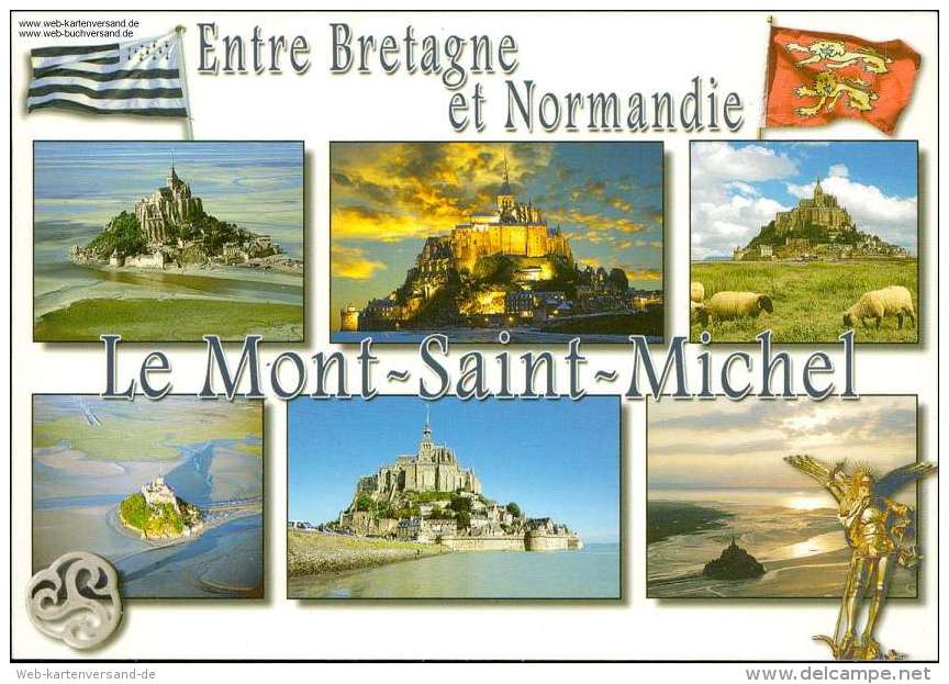 Entre Bretagne Et Normandie Le Mont-Saint-Michel Verschiedene Ansichten - Autres & Non Classés