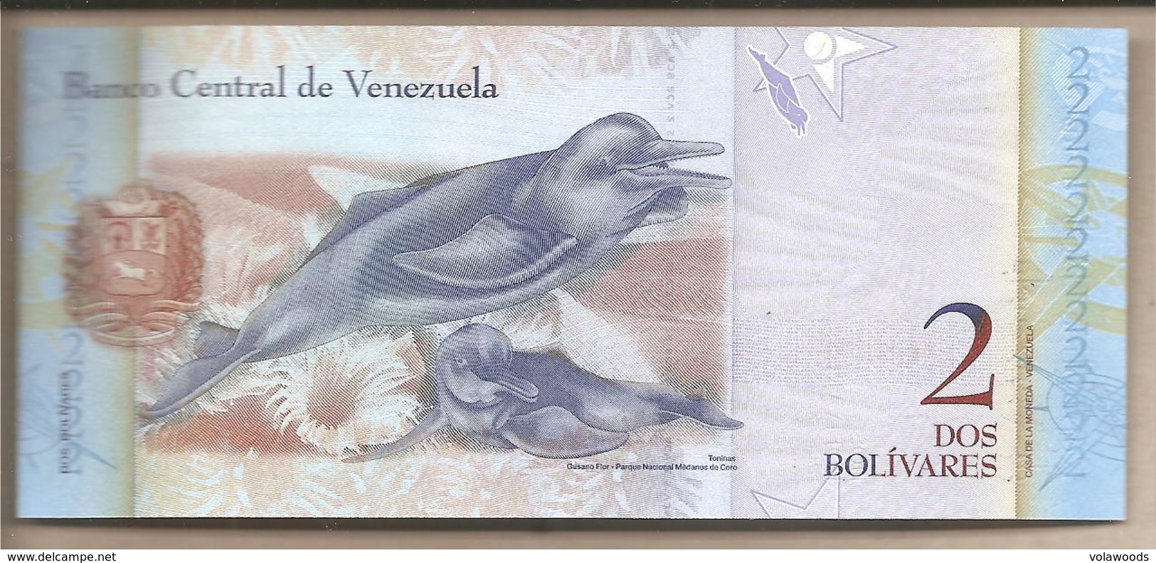 Venezuela - Banconota Non Circolata FdS UNC Da 2 Bolivares P-88d - 2012 #19 - Venezuela