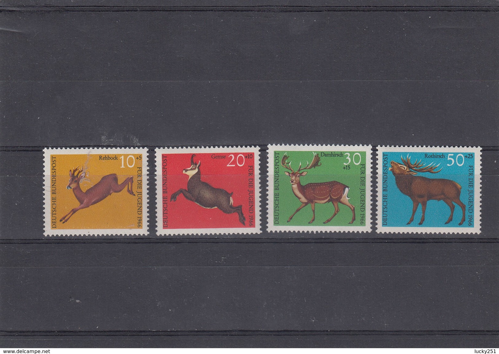 Allemagne Fédérale - Mammifères Divers - Neufs** - Année 1966 - Y.T. 364/367 - Unused Stamps