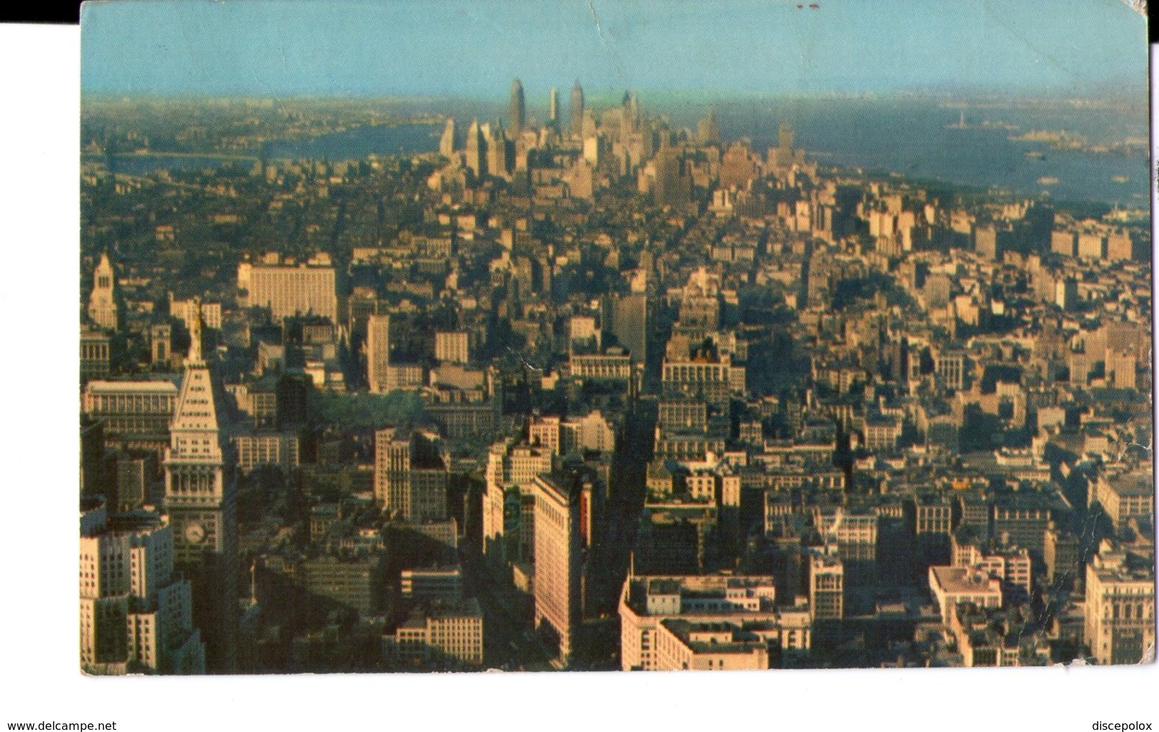 S2297 Small Postcard - USA - New York City > Financial District + NICE STAMP: WASHINGTON 1968 - Multi-vues, Vues Panoramiques