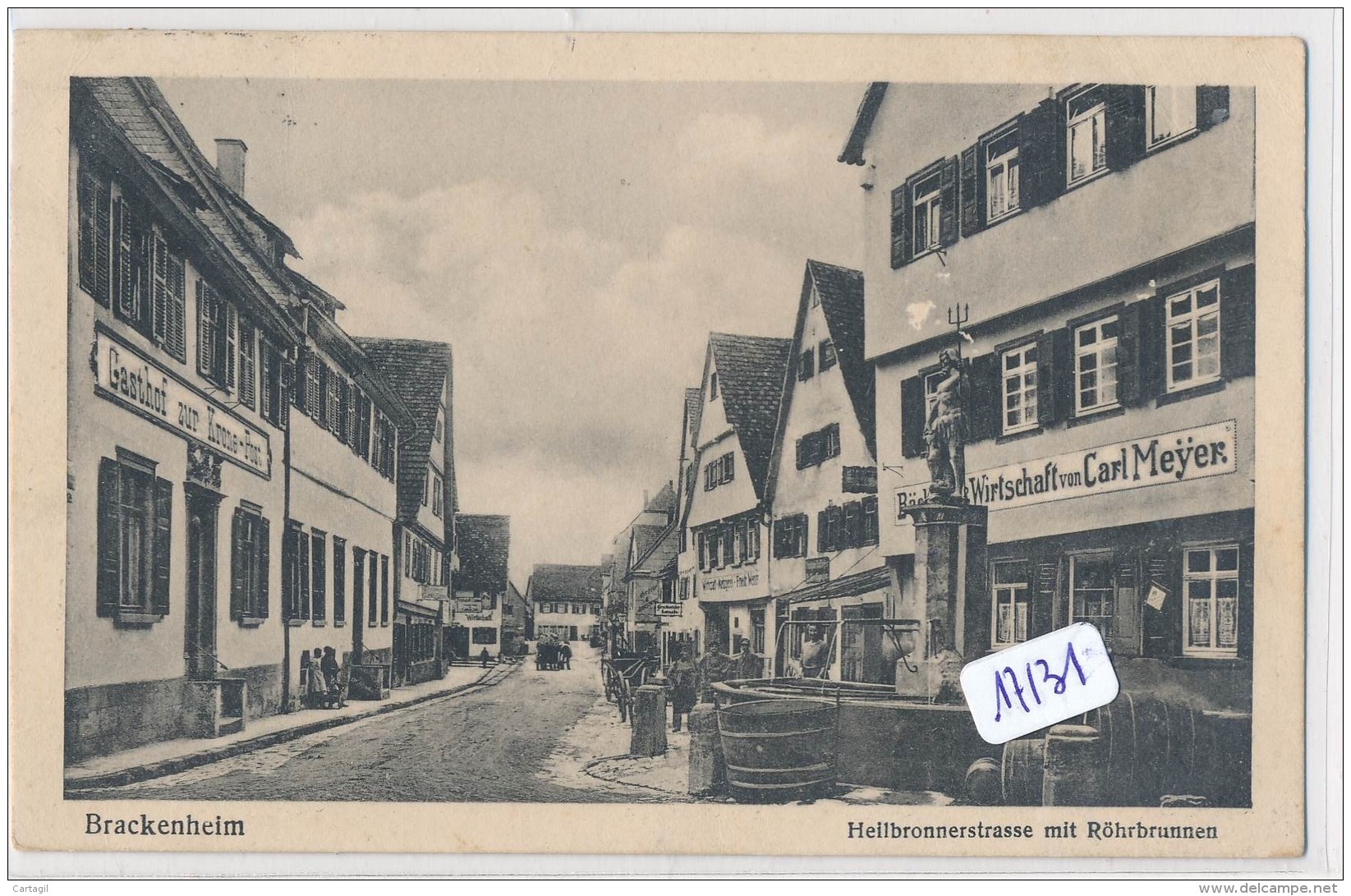 CPA  -   Allemagne -  Brackenheim - Heilbronnerstrasse - Andere & Zonder Classificatie