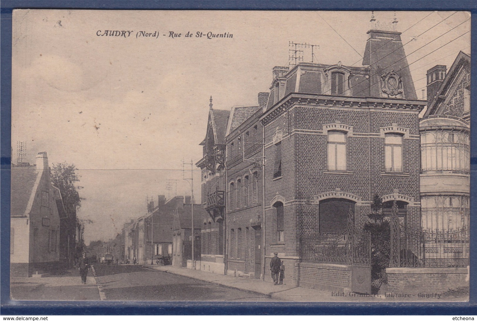 Caudry (Nord) Rue De Saint Quentin N°189 Flamme Caudry Ses Tulles Dentelles Broderies 15.9.30 - Caudry