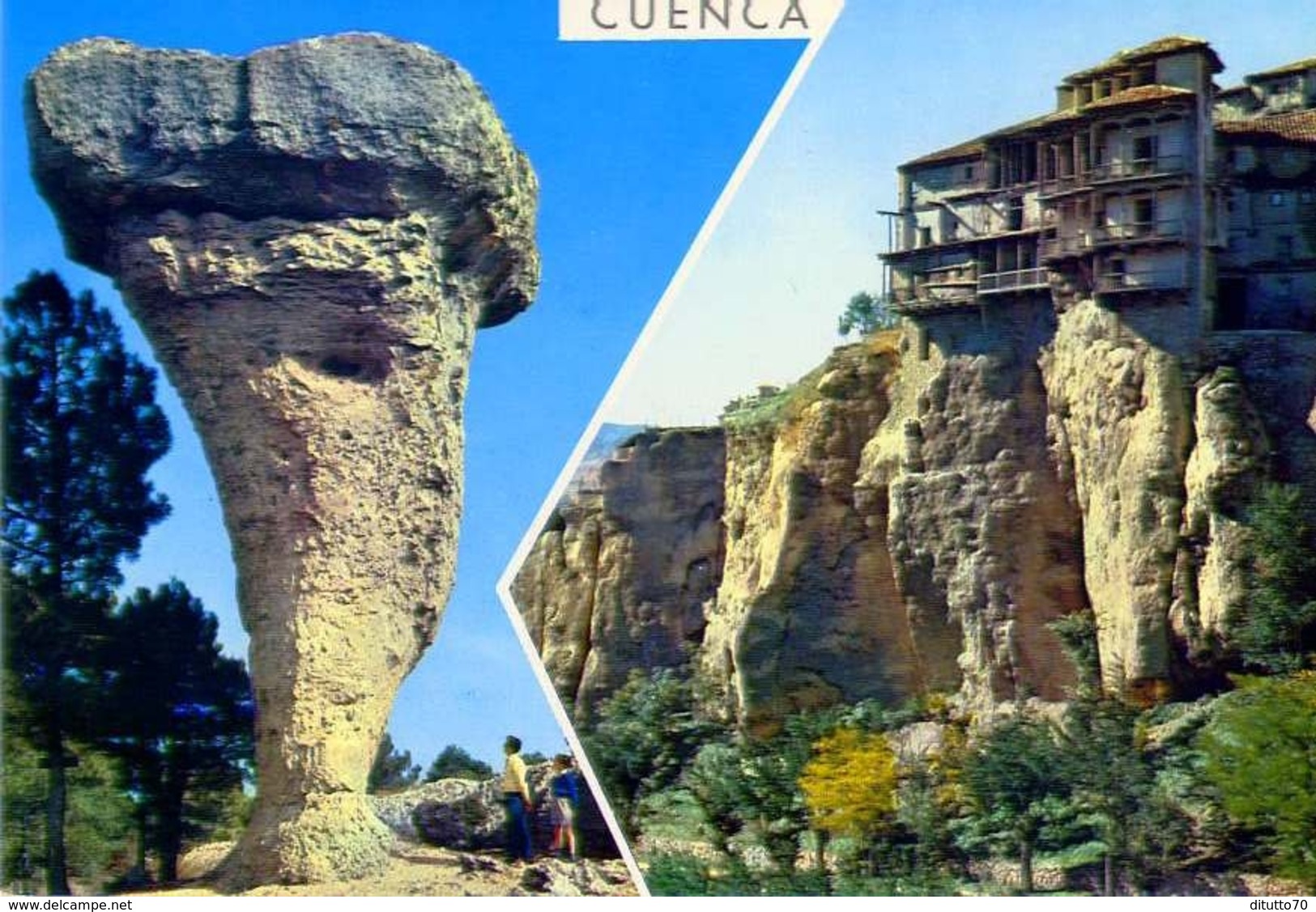 Cuenca - Casas Colgadas Y La Ciudad Encantada - 9 - Formato Grande Non Viaggiata - E - Cuenca