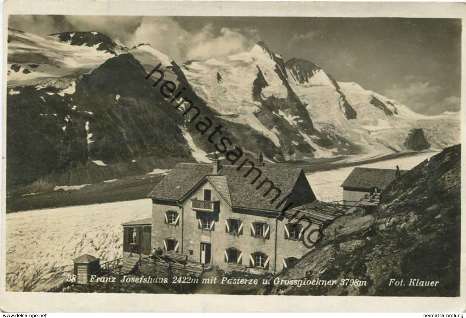 Franz Josefshaus Mit Pasterze Und Grossglockner - Foto-AK - Verlag M. Klauer Klagenfurt Gel. 1932 - Berwang