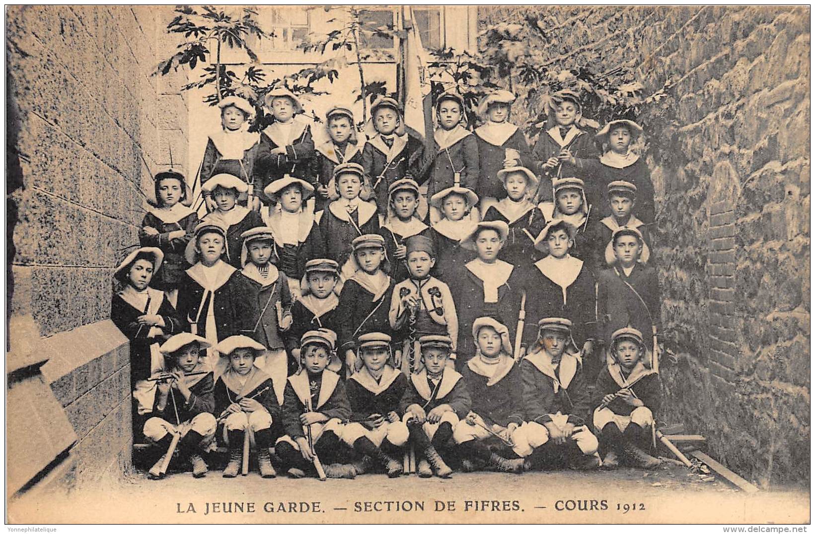 69 - RHONE / Cours - Section De Fifres - 1912 - La Jeune Garde - Cours-la-Ville