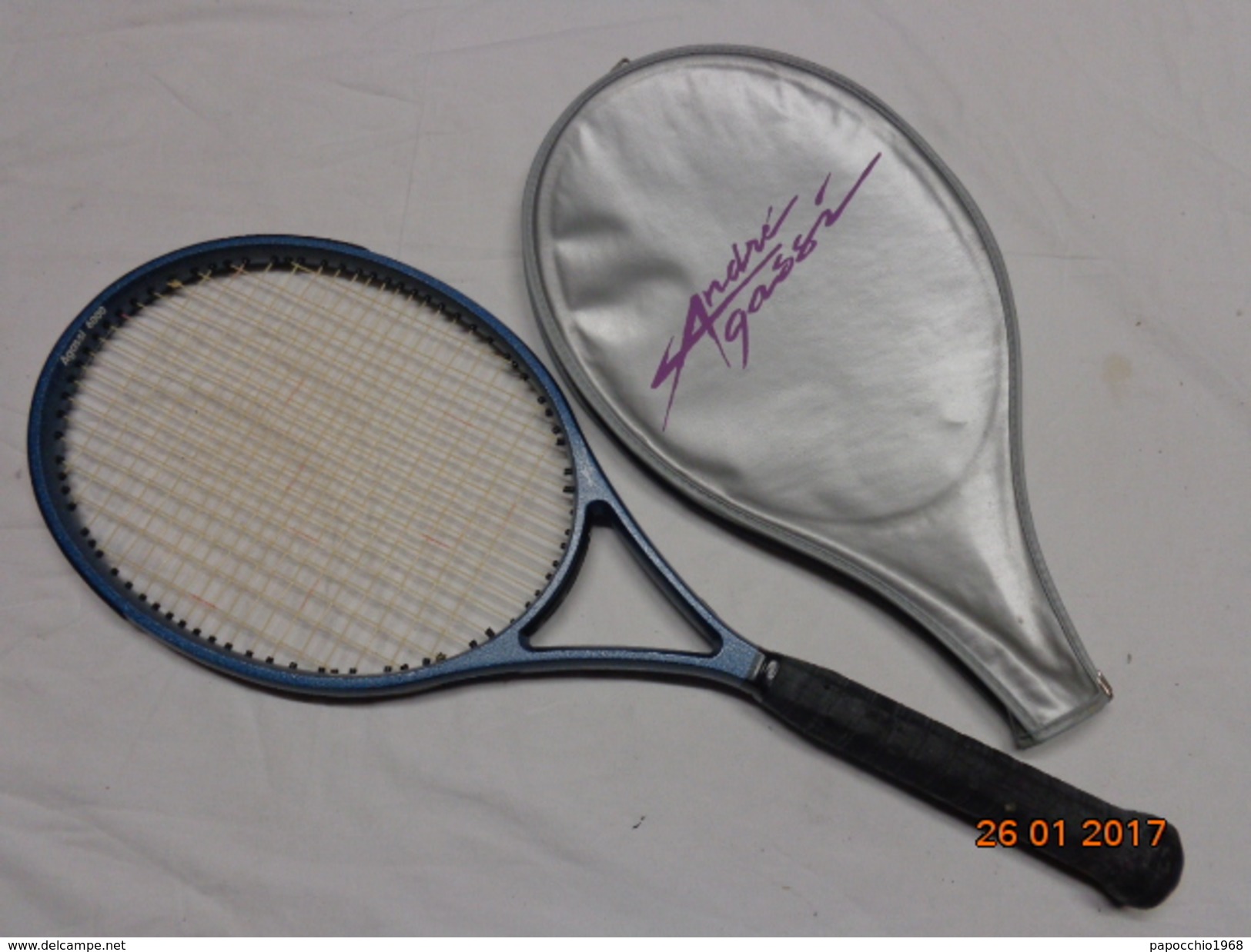 DONNAY ANDRE' AGASSI 6000  RACCHETTA DA TENNIS VINTAGE EPOCA RAQUETTE RACKET - Abbigliamento, Souvenirs & Varie