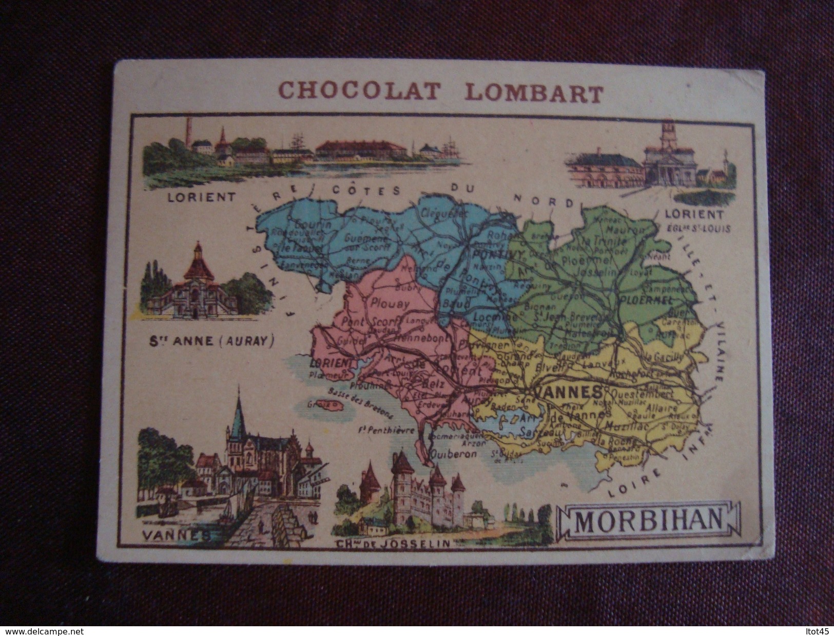 Chromo CHOCOLAT LOMBART MORBIHAN - Lombart