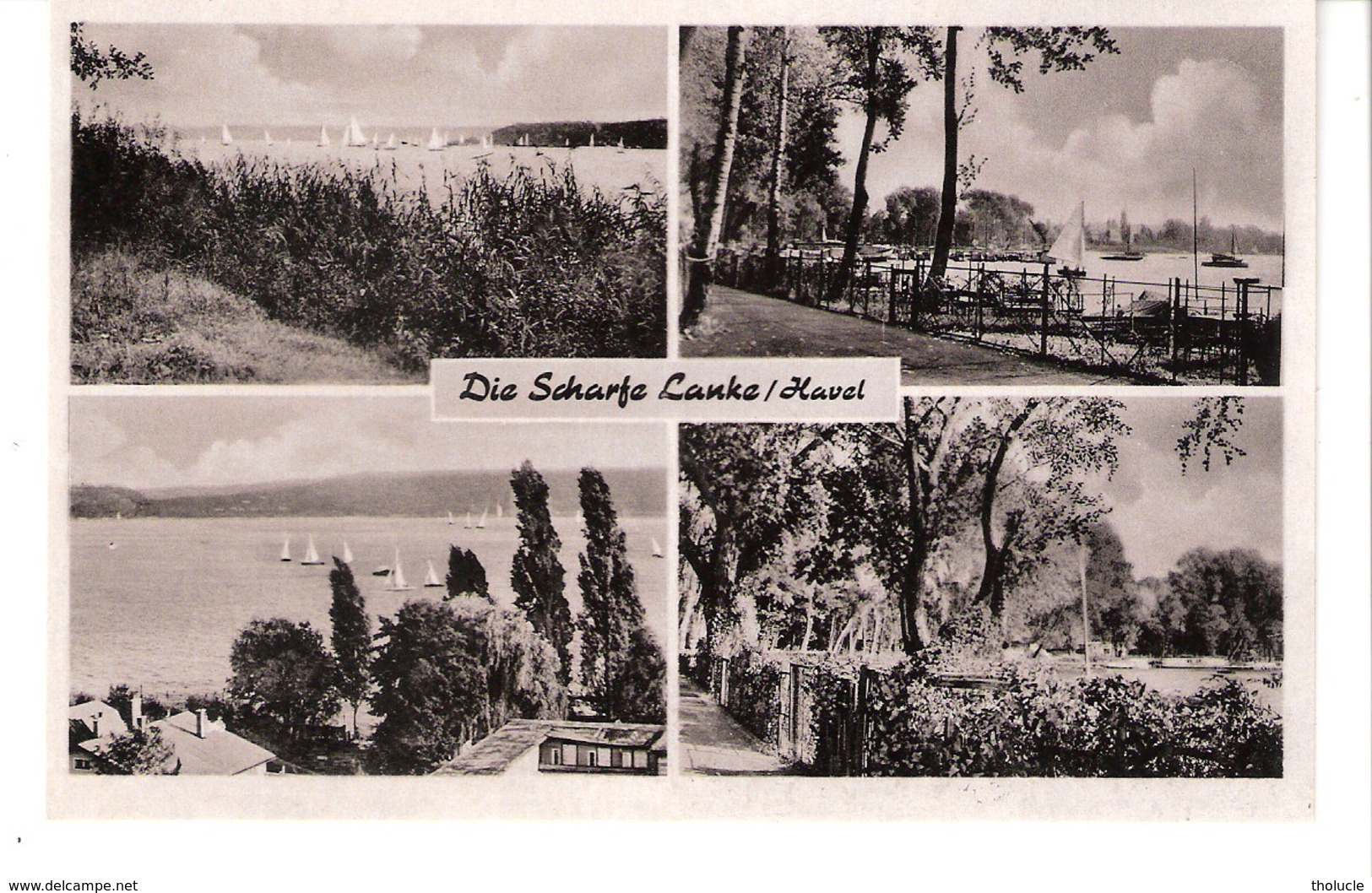 Allemagne-Berlin-Wilhemstadt-Spandau-Die Scharfe Lanke-Havel-Foto U.verlag H.Mayerheim, Wilhemstadt - Spandau