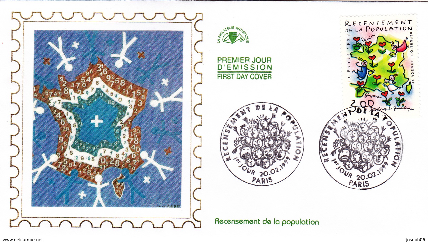 FRANCE    1999  FDC  Y.T. N° 3223  Oblitéré - 1990-1999