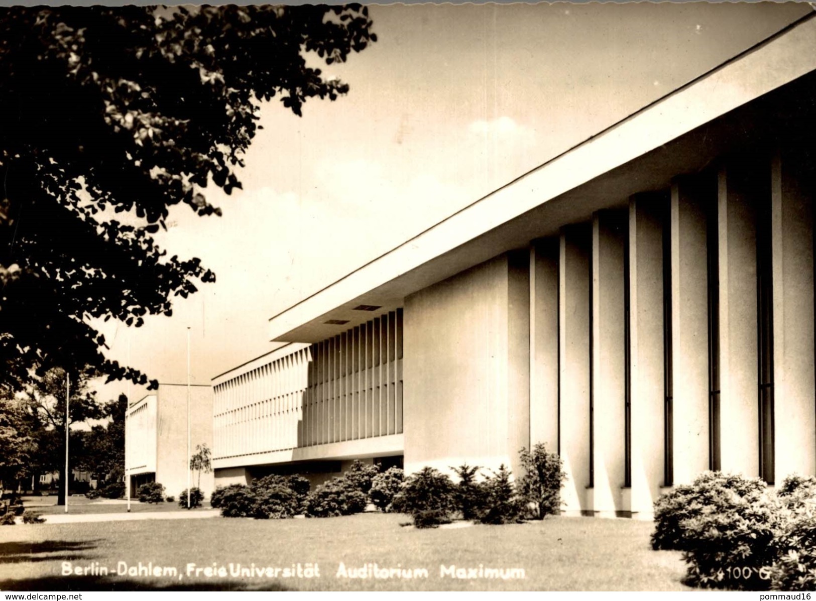 CPSM Berlin-Dahlem Freie Universität Auditorium Maximum - Dahlem